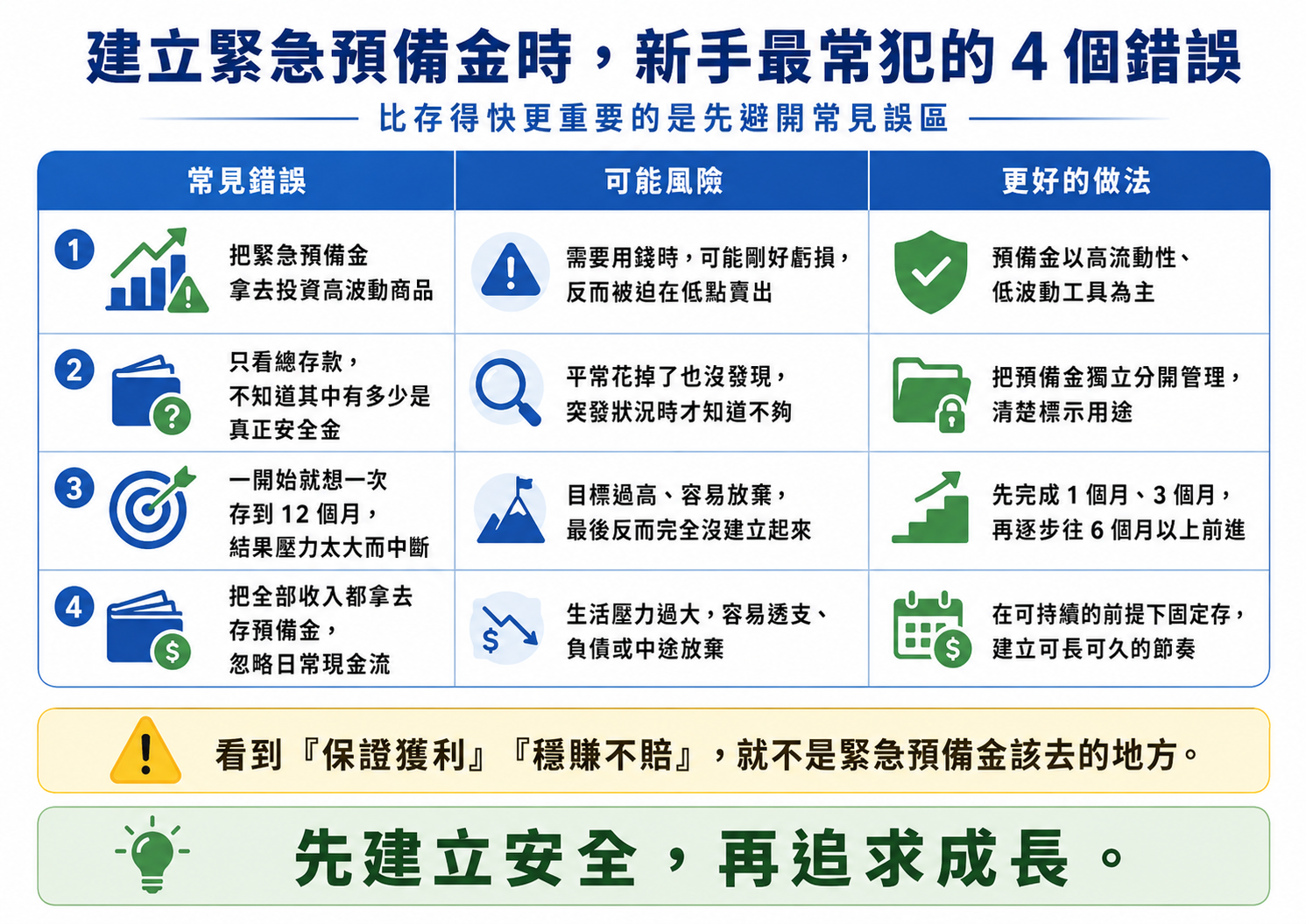 緊急預備金要存多少？3 個月、6 個月、12 個月怎麼選