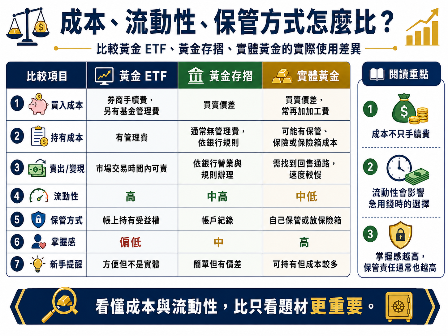 黃金與避險資產概念插圖